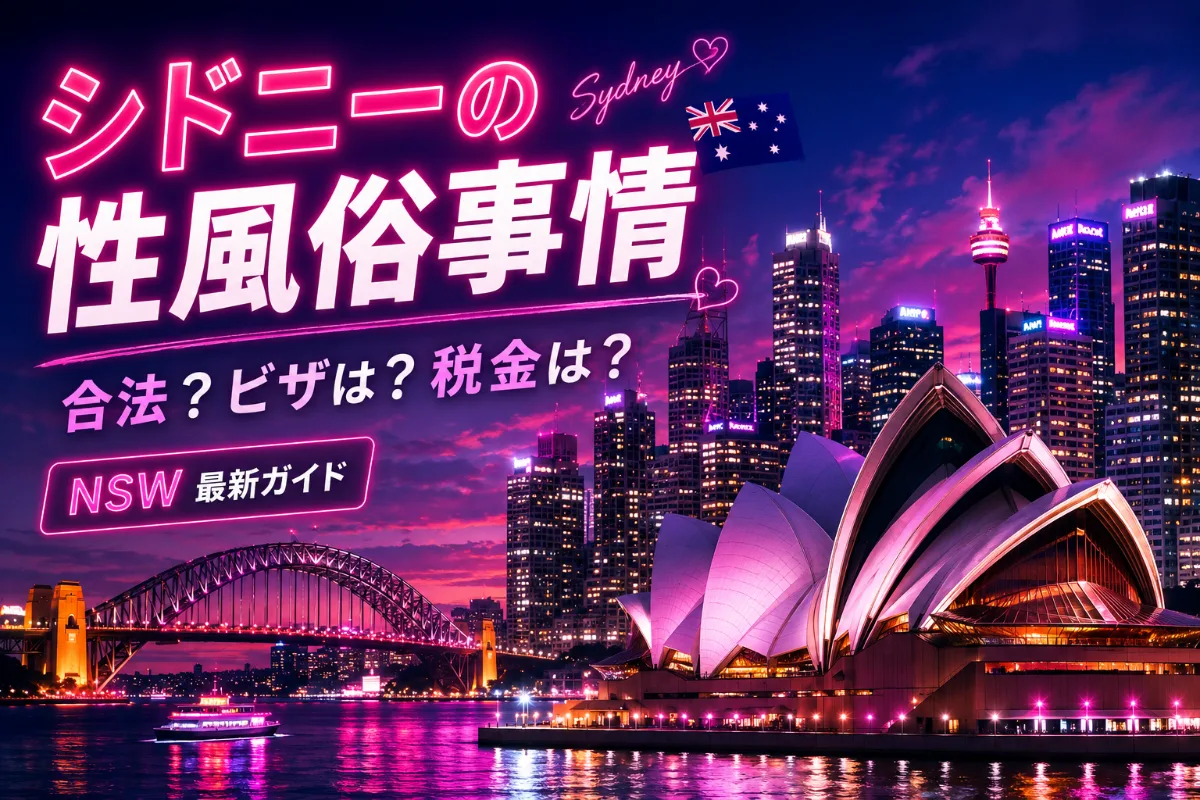 シドニーで夜職・風俗業界に関わる人が知っておきたいビザと法律の基礎知識